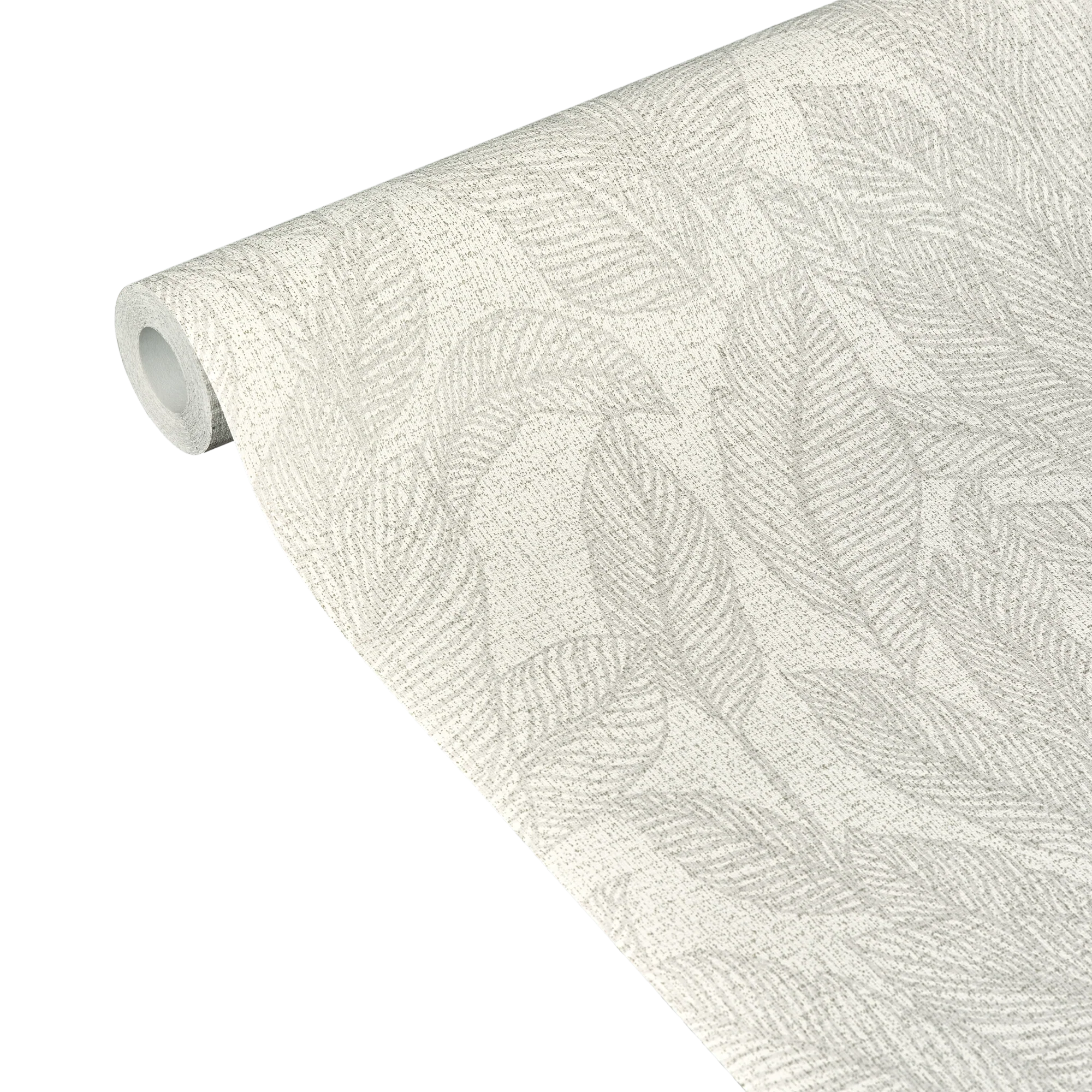 CosmoLiving Papier peint intissé GOLDEN FERN blanc chaud