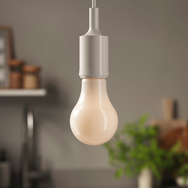 Ampoule LED à filament dépolie GLS E27 1521lm 10.5W = 100W Ø7cm IPX4 Diall blanc neutre dimmable