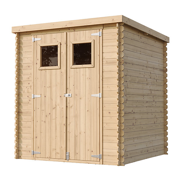 Abri de jardin en bois - l204xL204xH200 cm/3.53 m2 M309 - Timbela