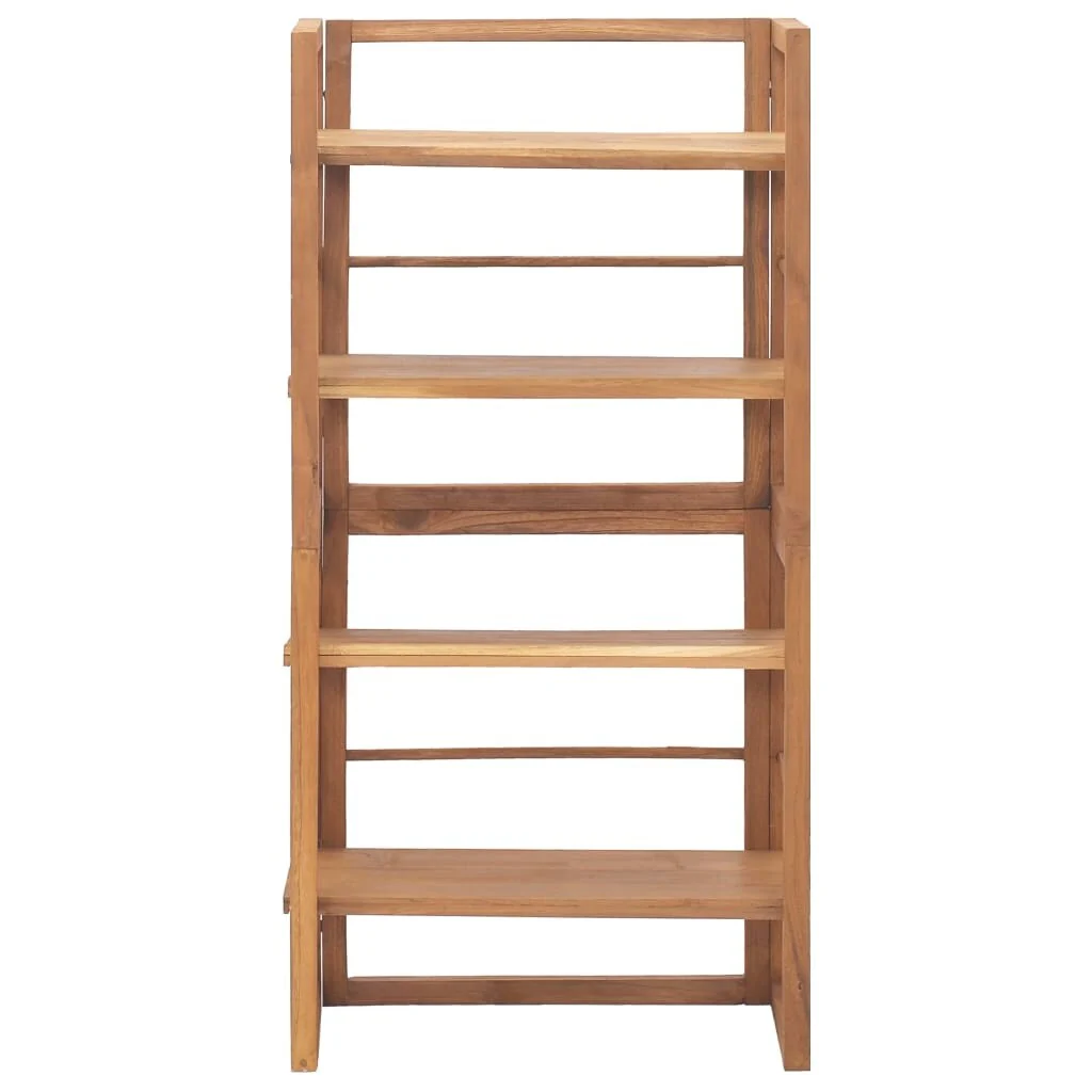 vidaXL Shelving Unit 23.6x11.8x47.2 Solid Teak Wood - 23.6 x 11.8 x 47.2