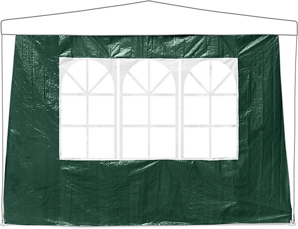 Lot de 4 Parois Latérales Vertes pour Tonnelle de Jardin et Camping
