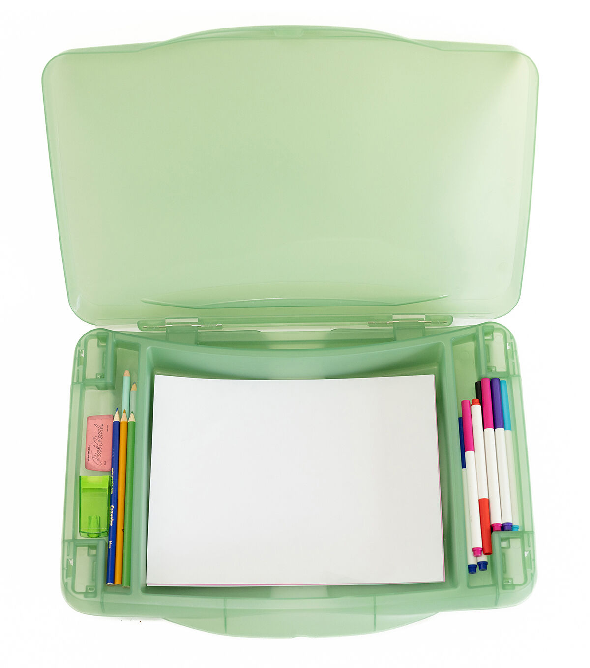 Everything Mary 21 x 18 Green Plastic Lap Desk
