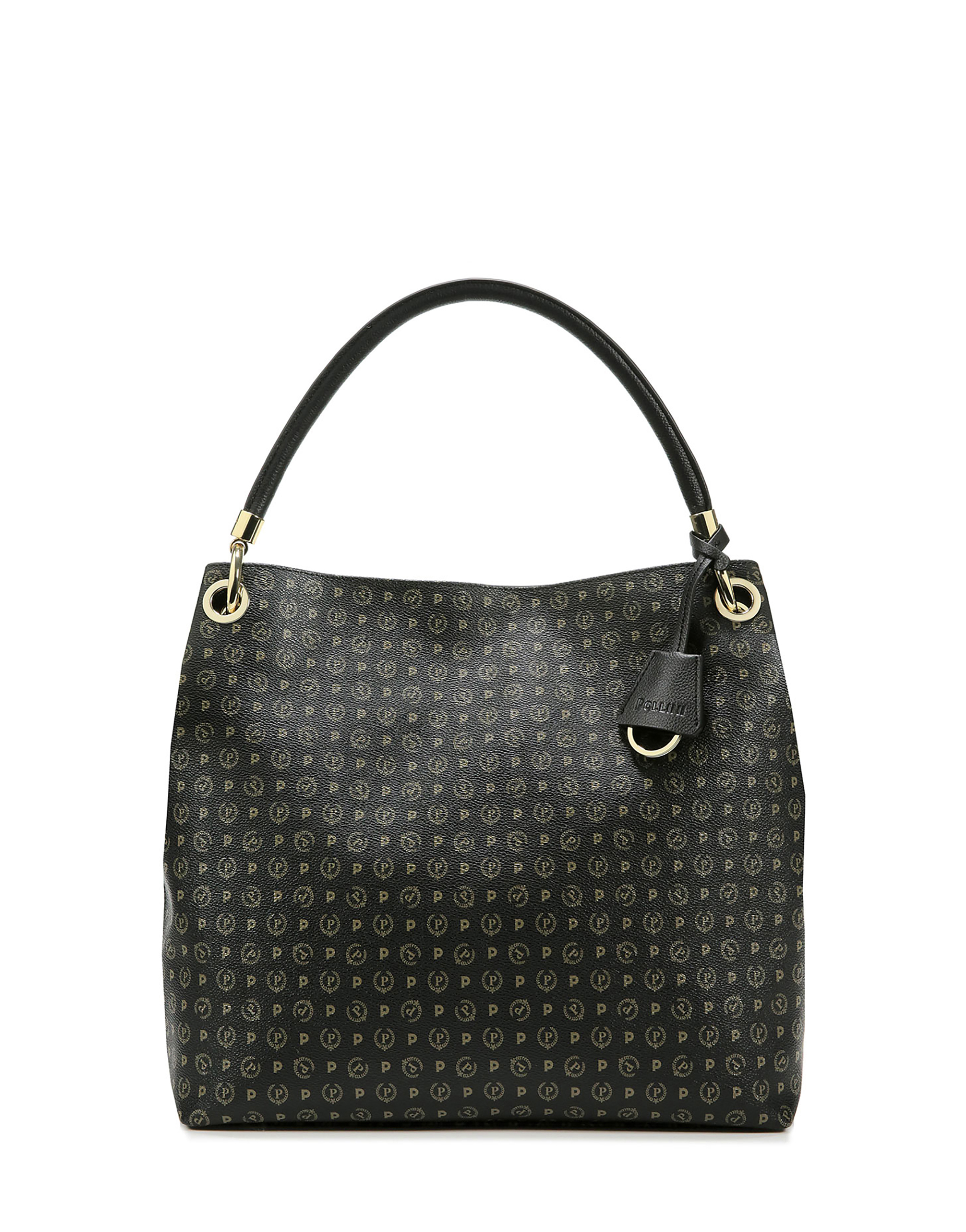 Borsa A Spalla Heritage Logo Classic Nero/nero