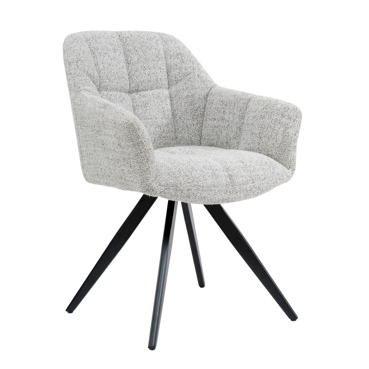 Livingfurn eetkamerstoel Tommy Bisque Oasis - Beige - Set van 2