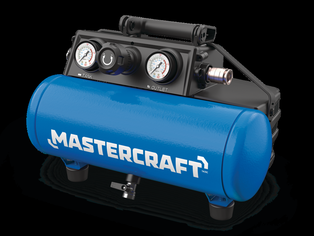 Mastercraft 20V 1 Gallon Battery Air Compressor, Bare Tool, PWR POD Compatible