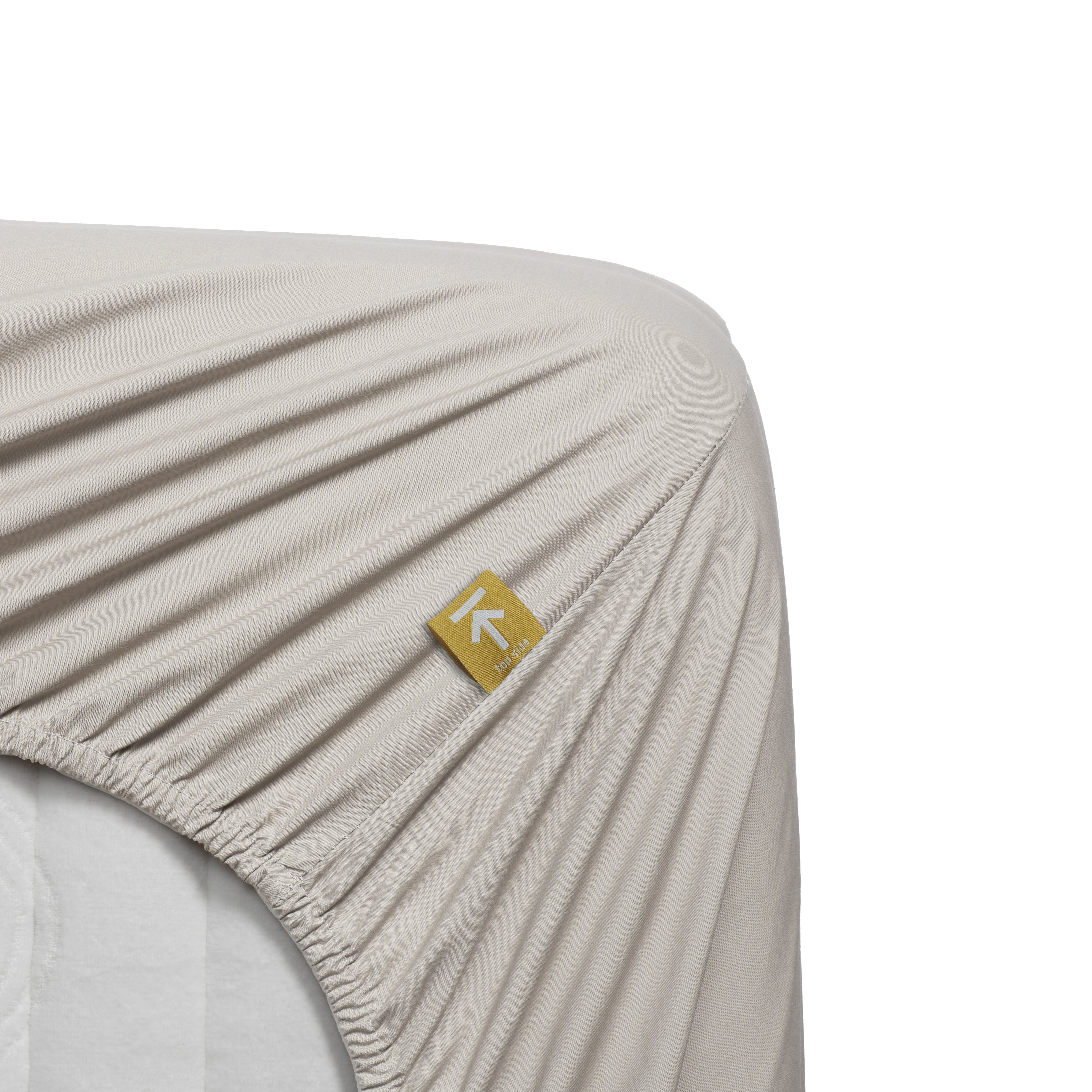 Beddinghouse - Percale Katoen - Topper Hoeslaken - 90x210 cm - Naturel