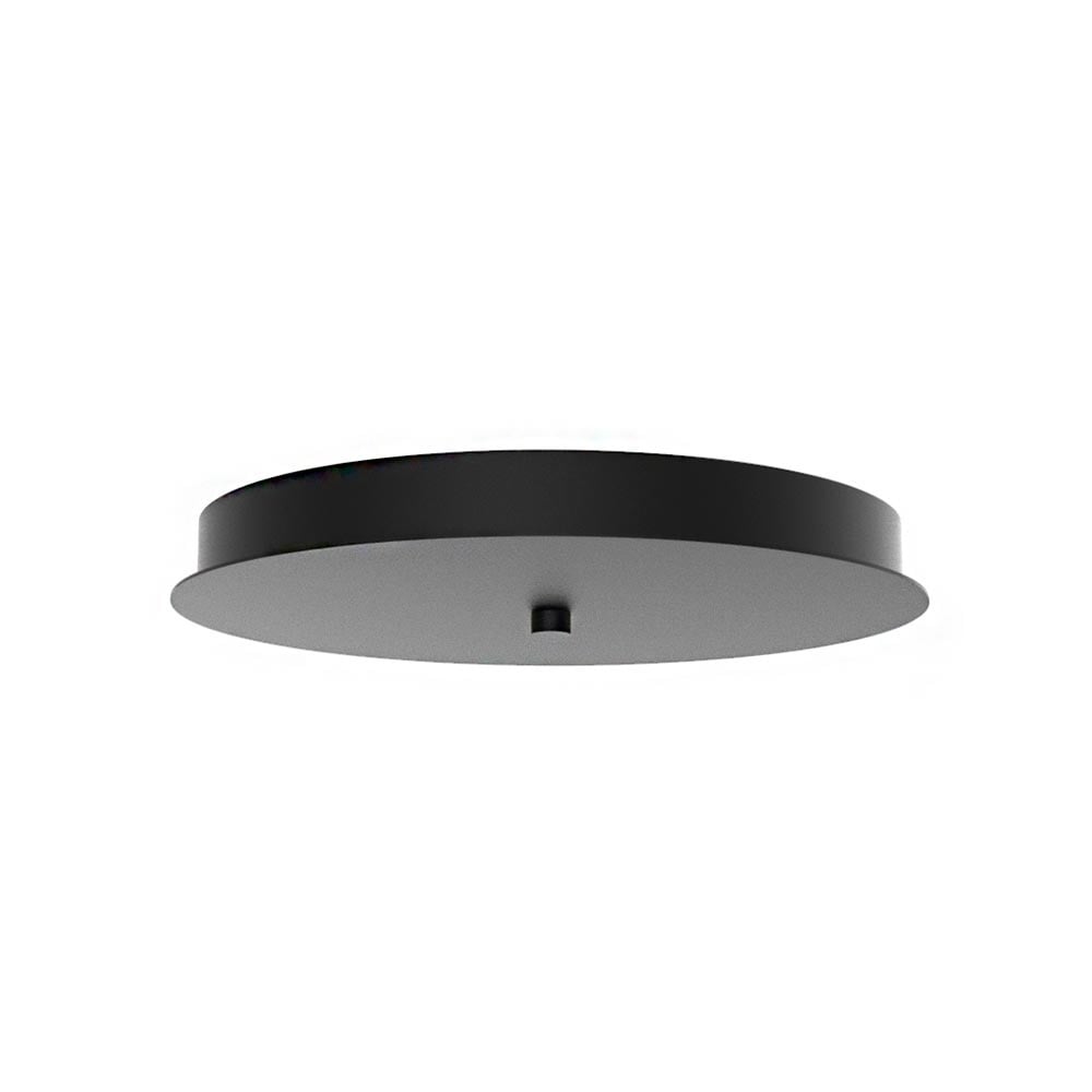 Ylumen plafondplaat rond - 30 x 3  cm - zwart