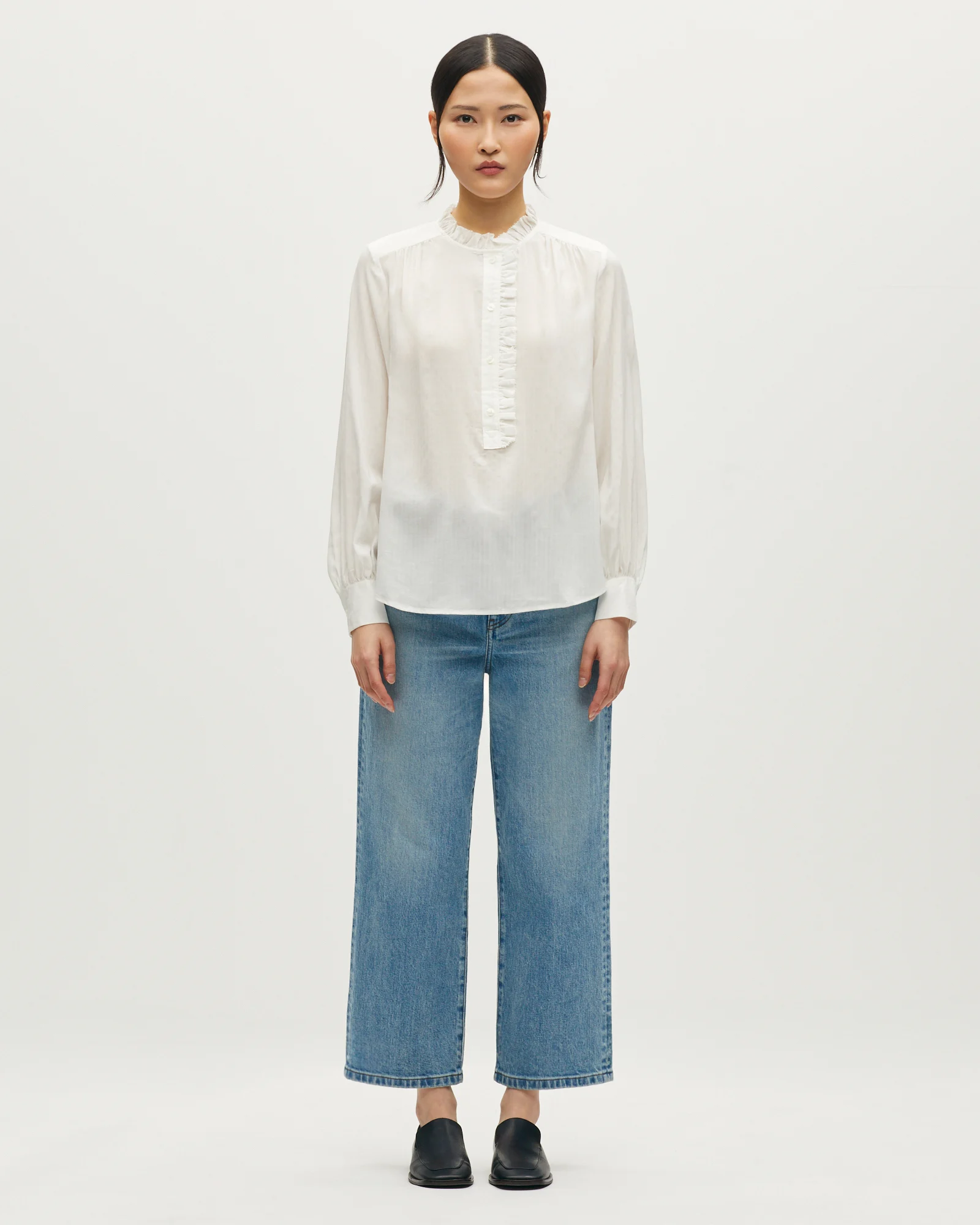 Blouse détails de volants