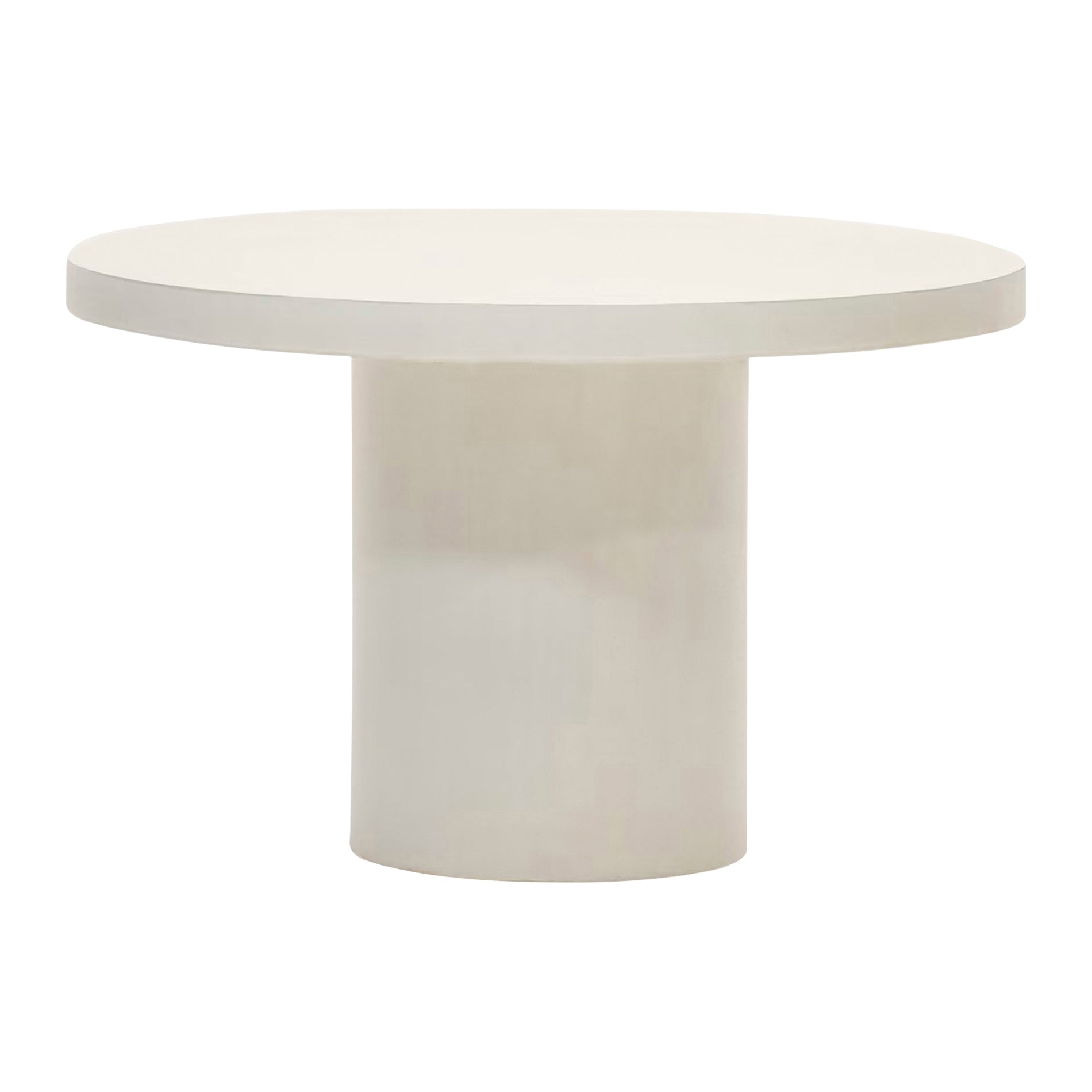 Kave Home Aiguablava Eettafel Ø 120 cm - Wit