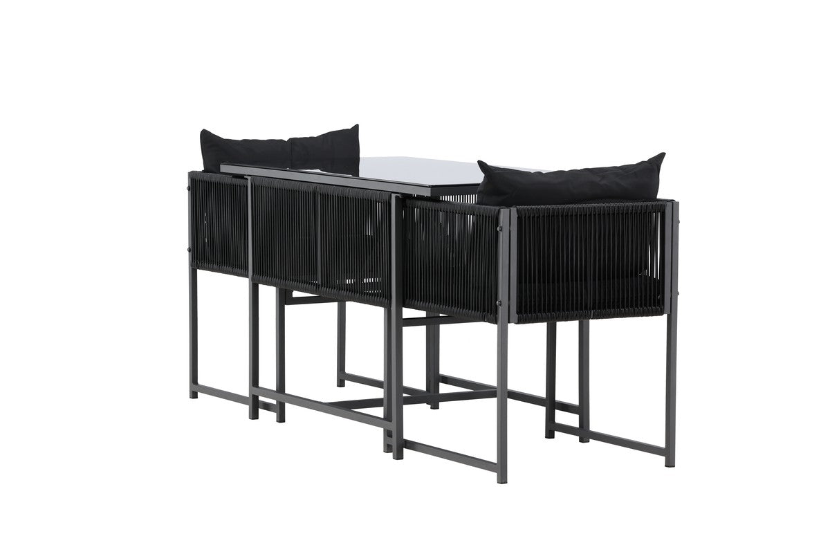 Rebellenclub Tuinset Sabbia - 2-Zits - Zwart