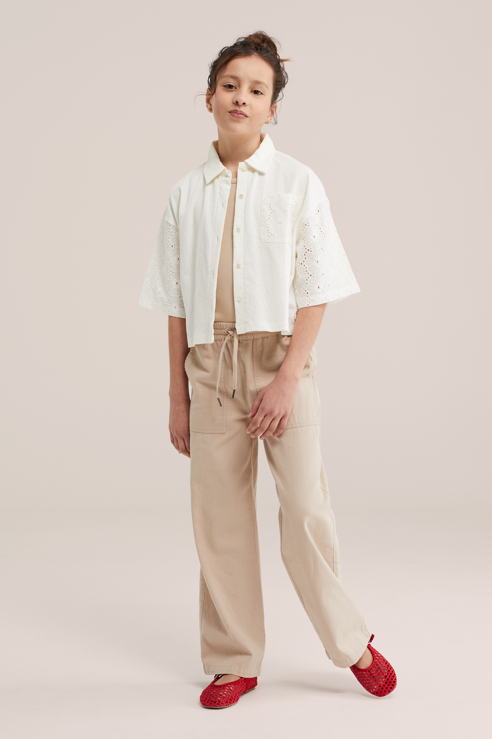 Meisjes blouse met embroidery