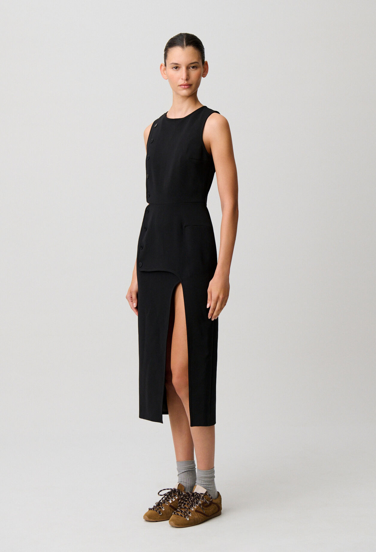 Robe longue noire
