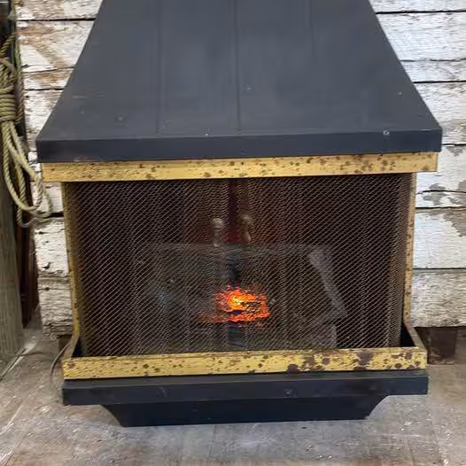 MCM fireplace heater wall mounted message for shipping Not Free