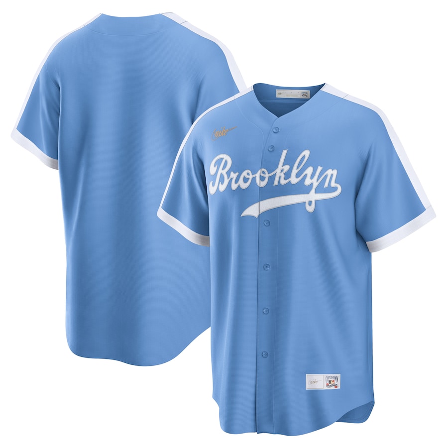 Brooklyn Dodgers Nike Alternate Cooperstown Collection Team Jersey - Light Blue