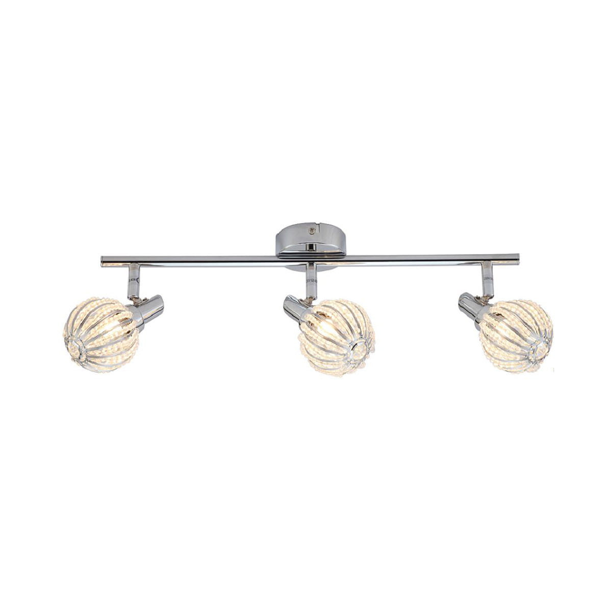 Reflektor sufitowy chromowany bezbarwny LOPEZ 3xG9x28W wym:13x61x8cm Italux