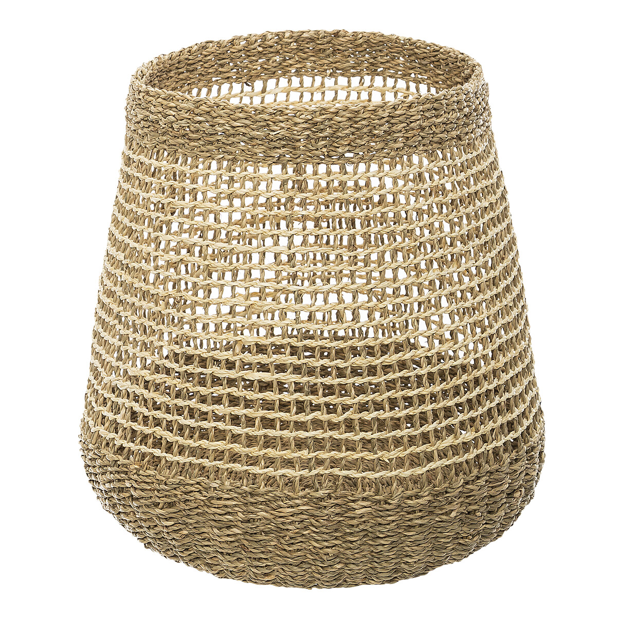Cesto redondo AJOURE castanho 35x34cm