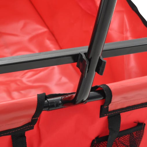 NNEVL Folding Hand Trolley Steel Red