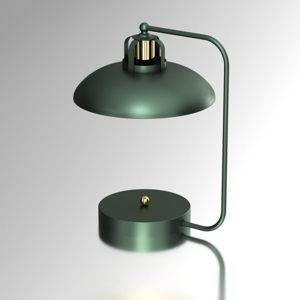 Lampka biurkowazielona FELIX 1xE27x60W wys:45cm Milagro