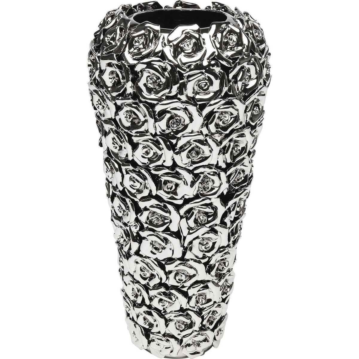Kare Design Vaas Rozen 45cm chroom