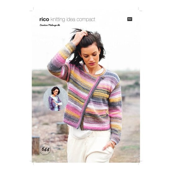 Rico Creative Melange DK Jacket and Shawl Digital Pattern 644