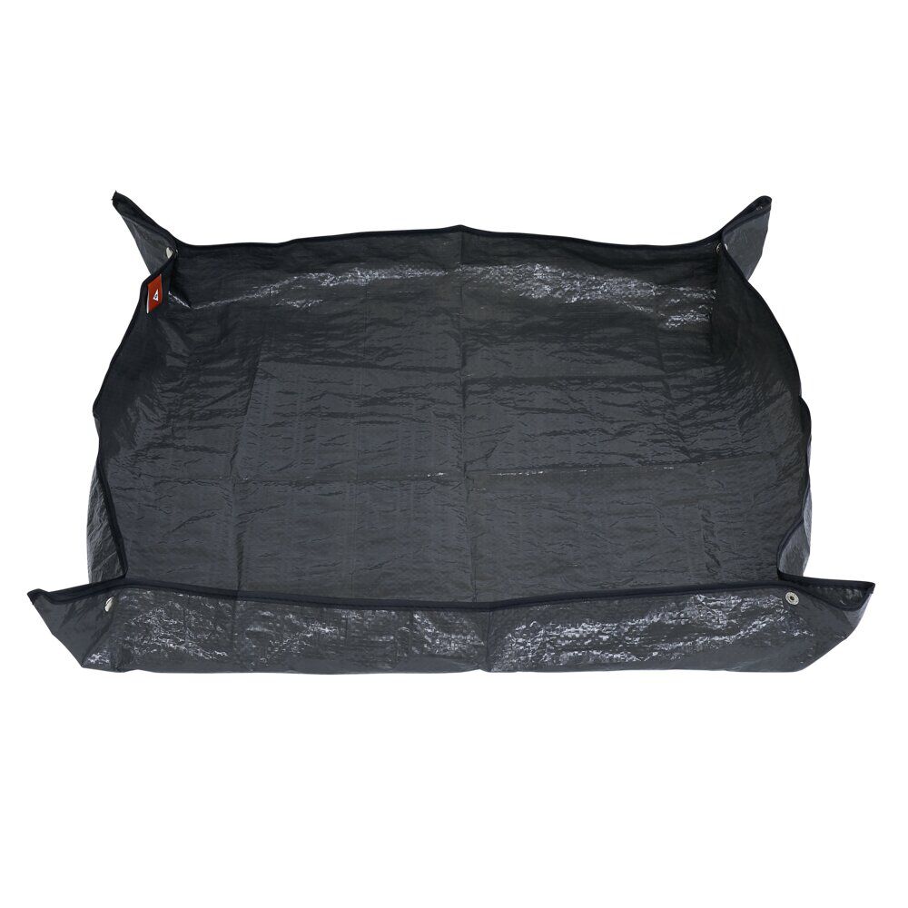 Tapis de rempotage en plastique gris 65x65cm