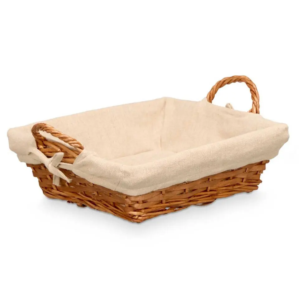 Kipit Storage Rieten mand - gevlochten riet - 35 x 28 x 13 cm
