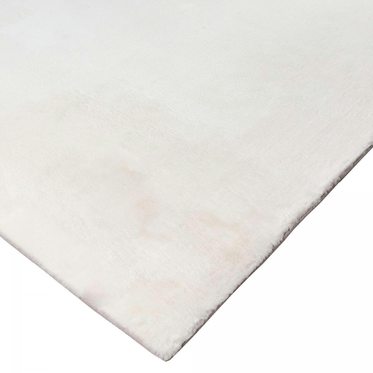 SUPERSOFT LL - Tapis salon blanc 200x290