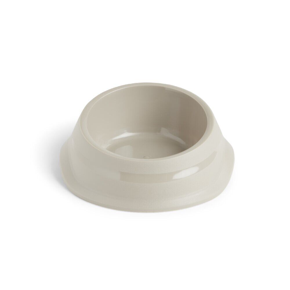 Gamelle antidérapante pour chien plastique gris Ø19xH.8cm
