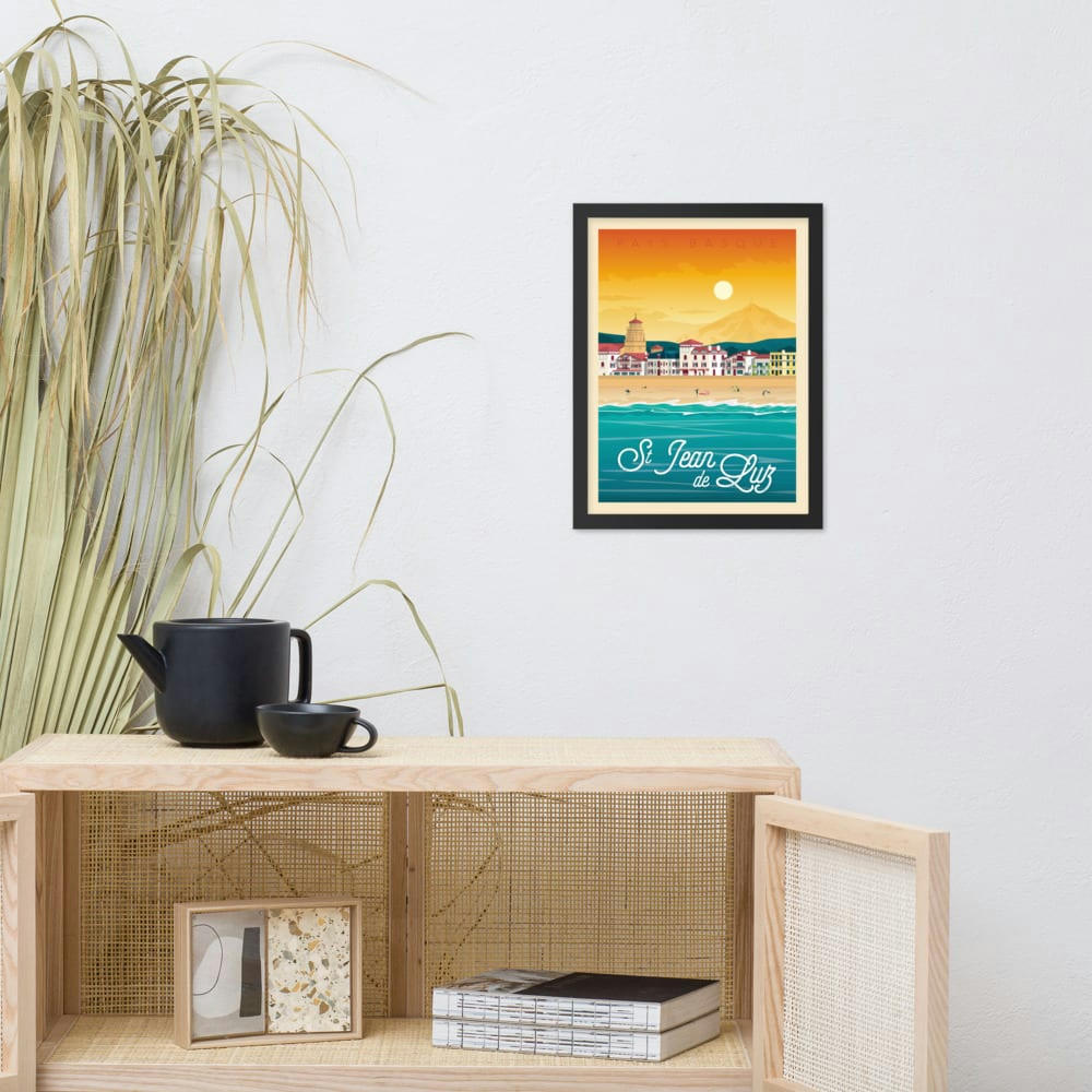 - Affiche Saint-Jean-de-Luz  21x29,7 cm