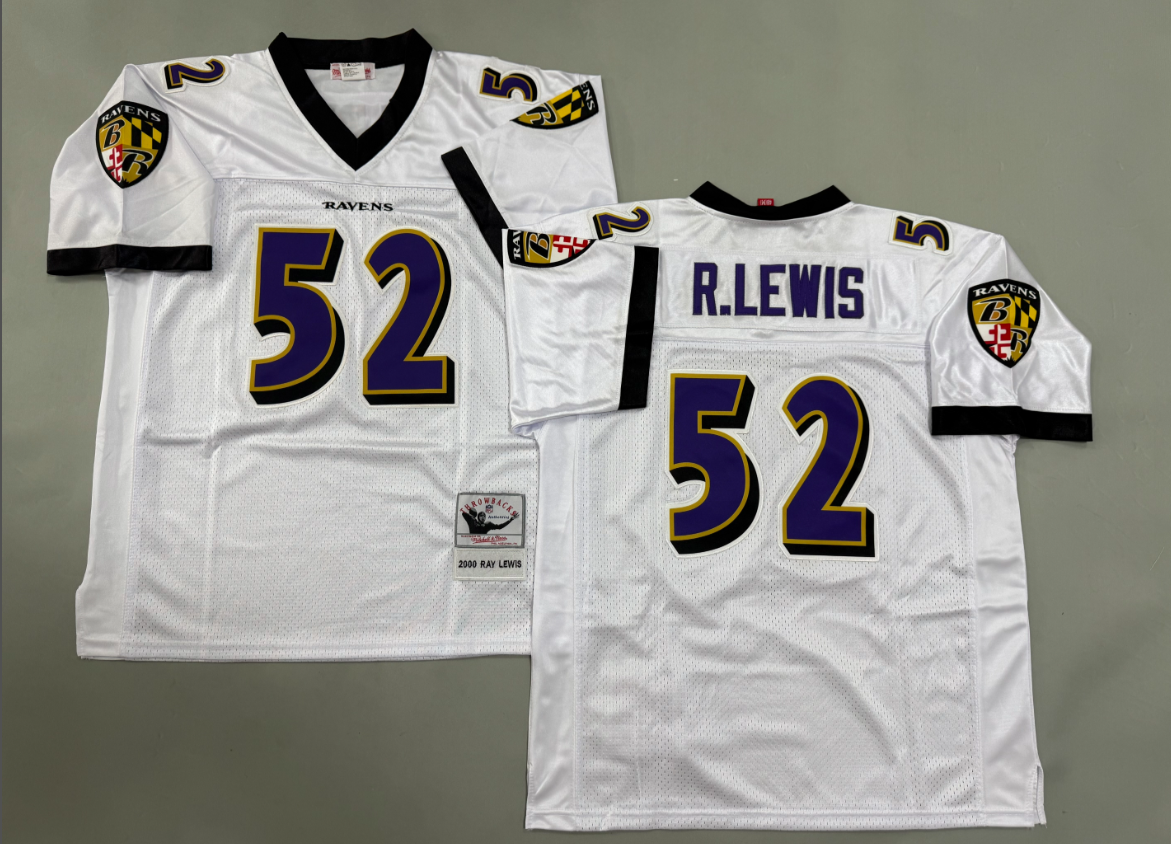 Ray Lewis  Baltimore Ravens Authentic Throwback Retired Player Jersey