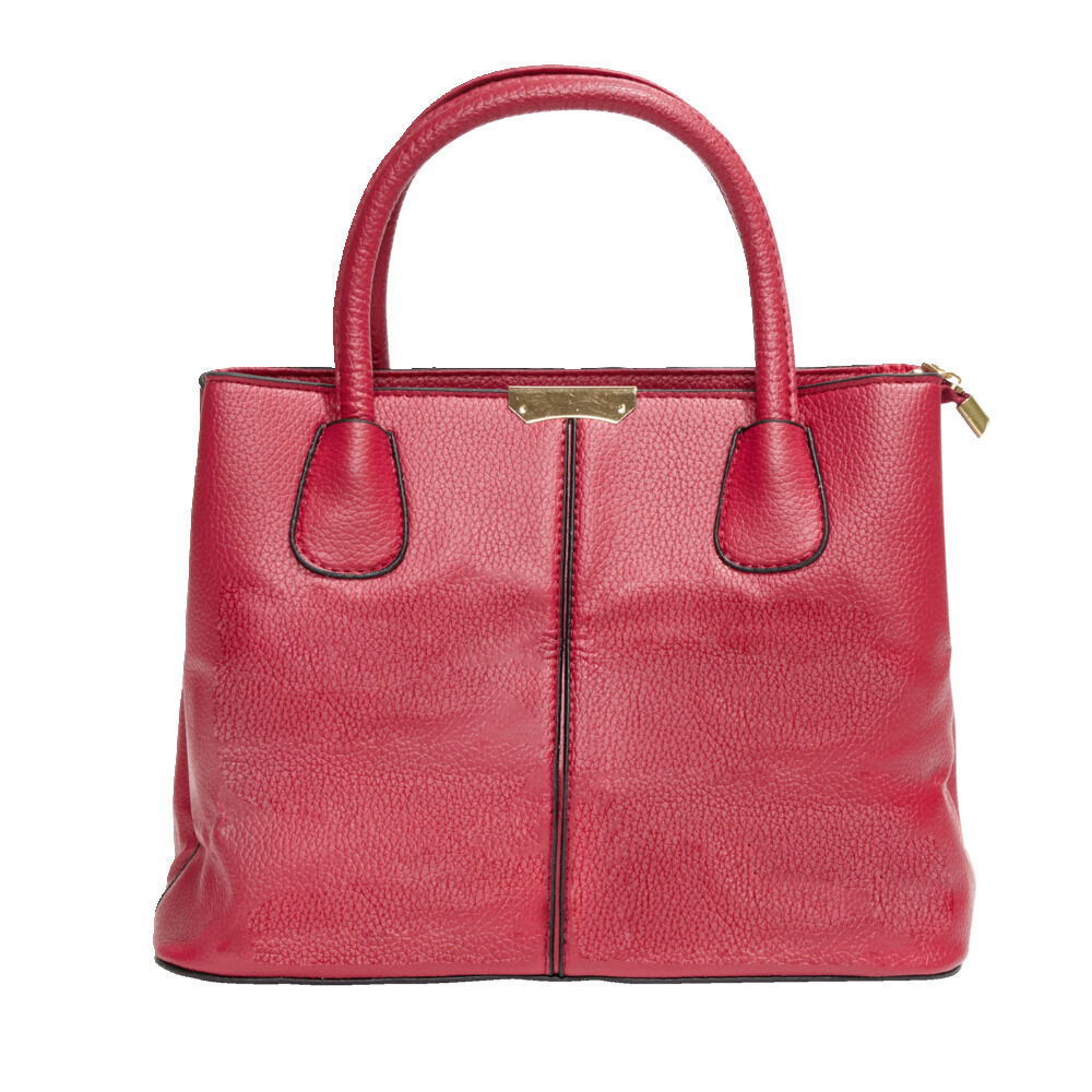 Sac à main simili petite anse et bandoulière amovible 30x13xH22cm - 3 modèles