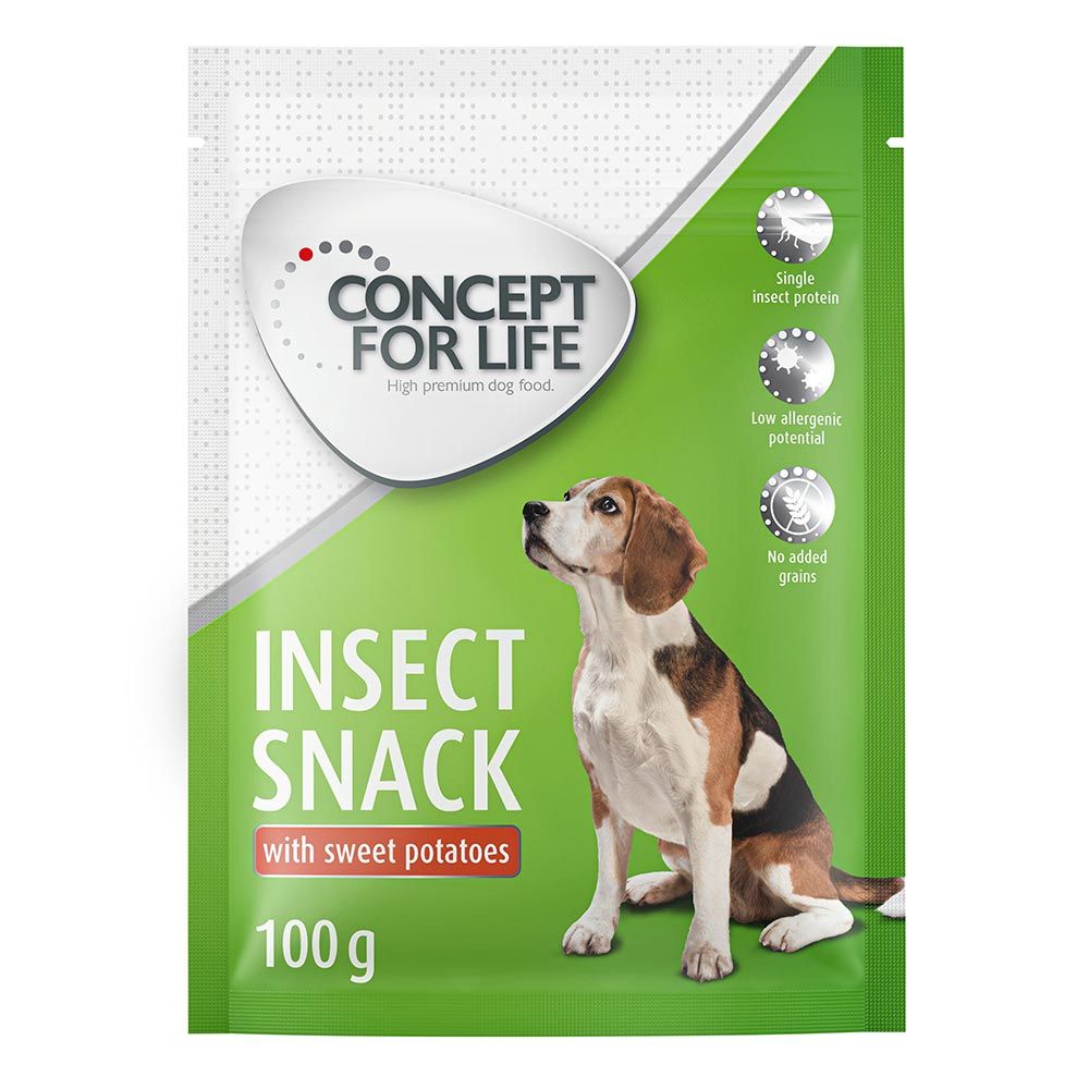 Concept for Life Insect Snack with Sweet Potatoes