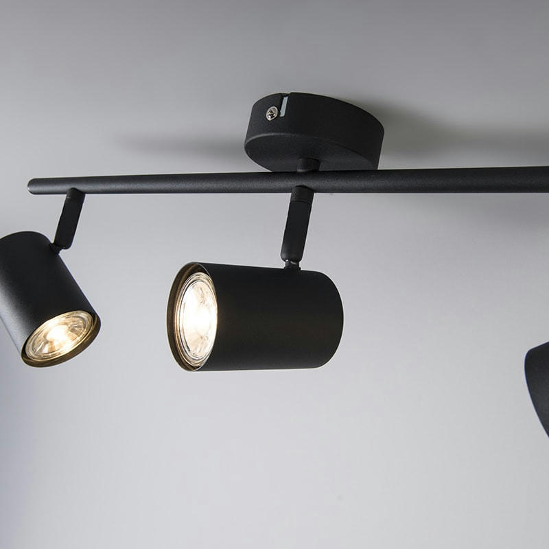 JEANA - Spot plafond en acier noir