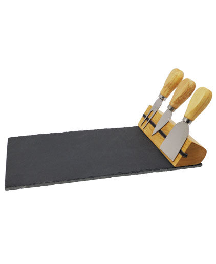 Tábua para queijos com 3 facas