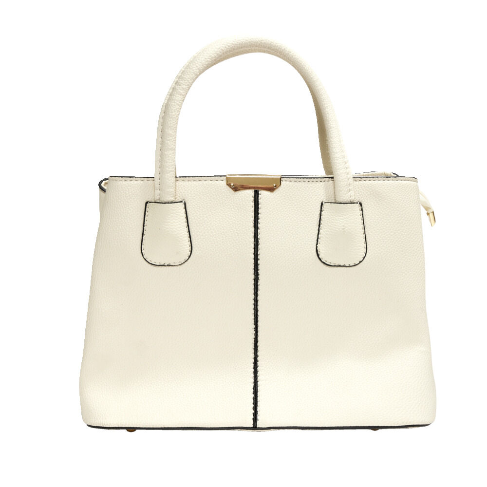 Sac à main simili petite anse et bandoulière amovible 30x13xH22cm - 3 modèles