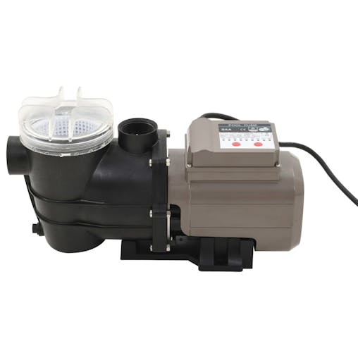 NNEVL Pool Pump with Timer Black 0.25 HP 8000 L/h