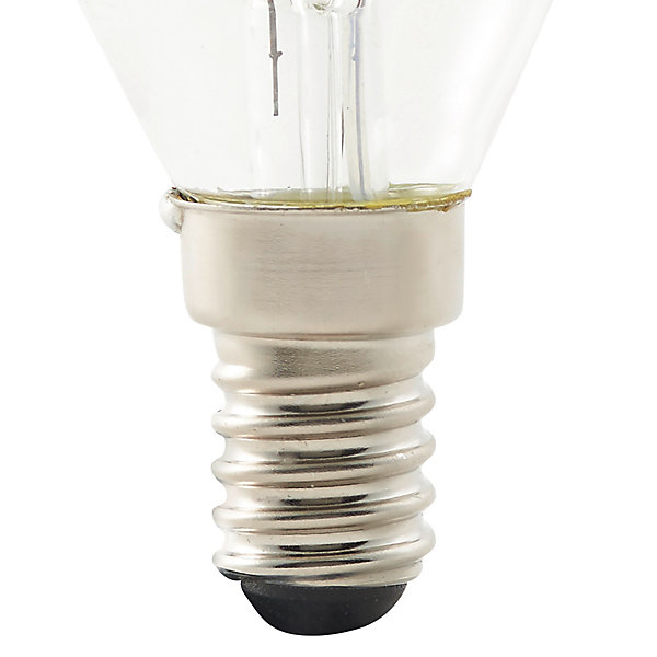 Ampoule LED à filament flamme E14 550lm 4W = 44W Ø3.5cm Diall blanc neutre