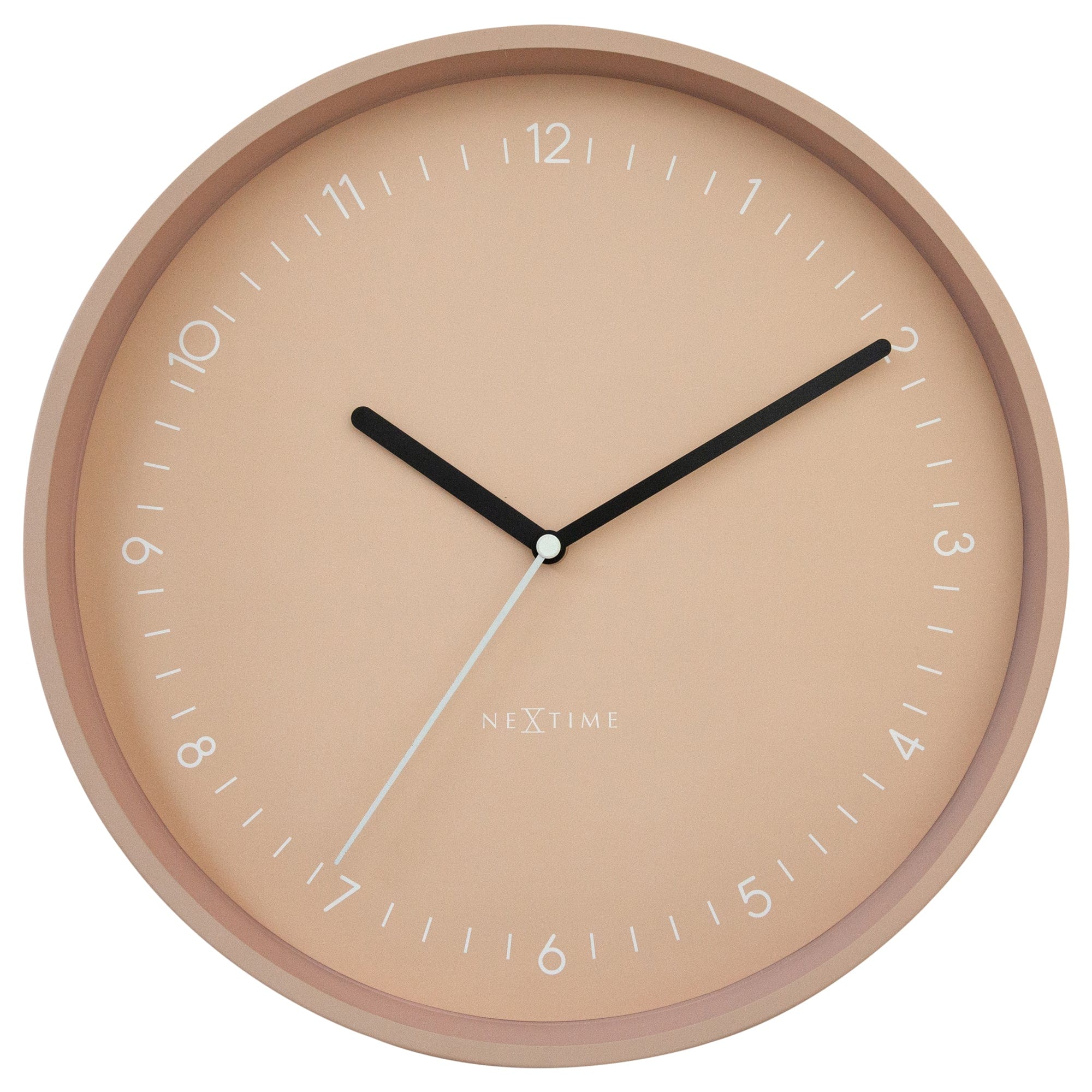 NeXtime - Wandklok 30cm-Stil-Roze-Aluminium-NeXtime Berlin