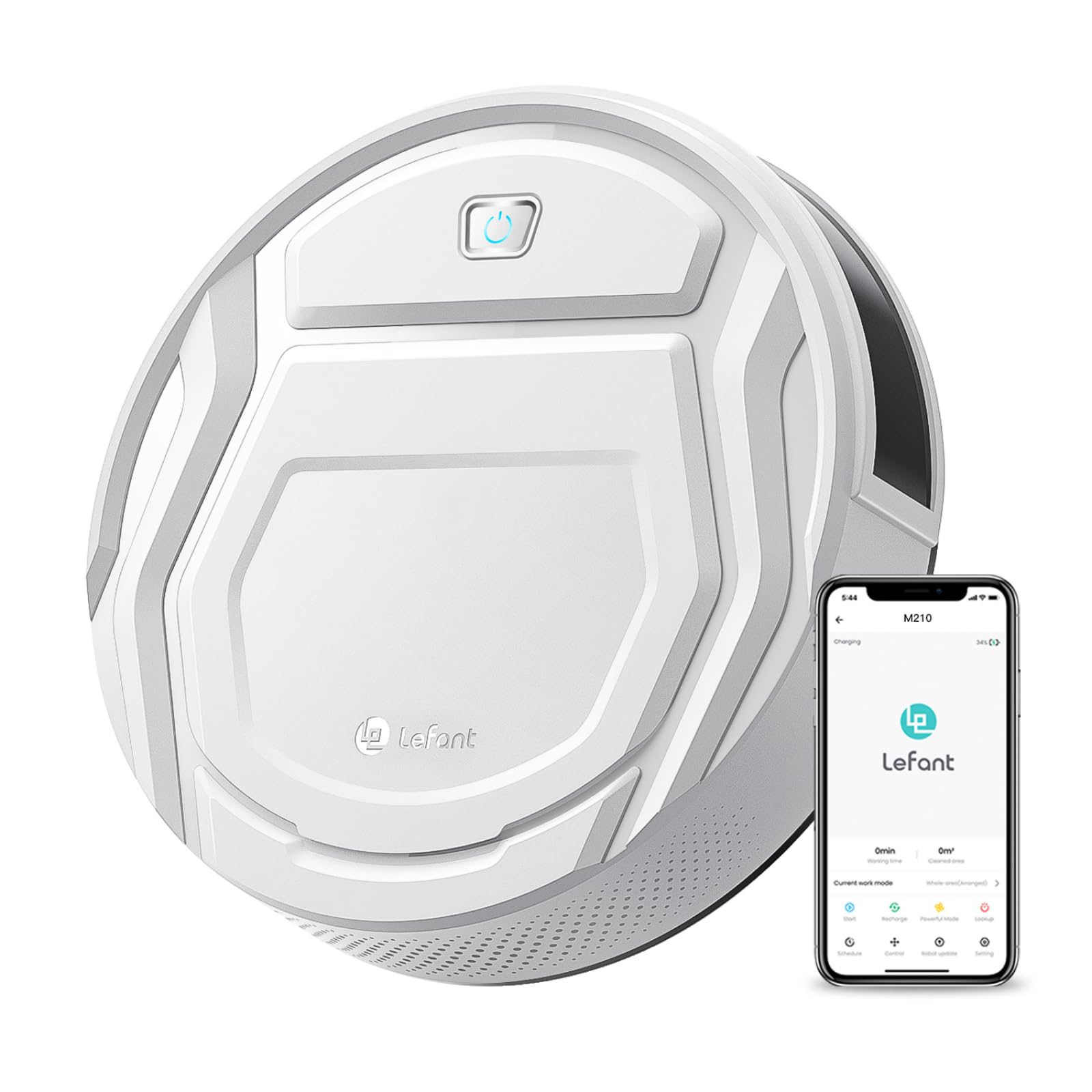 LEFANT Robot Vacuum Cleaner with Strong Suction & Wi-Fi Control