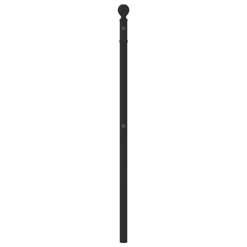 NNEVL Metal Headboard Black 107 cm