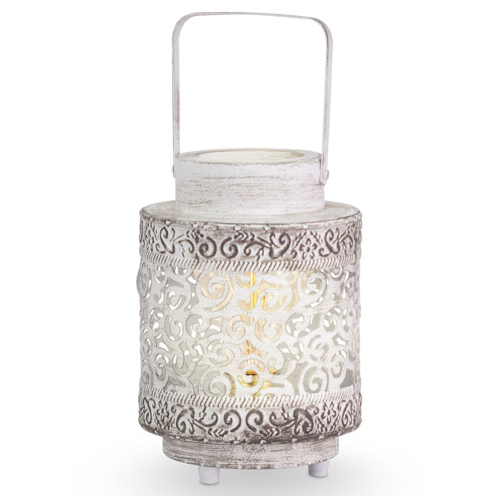 BORDLAMPE EGLO TALBOT Ø17CM HVIT/SVART