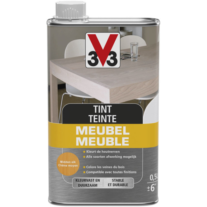 Teinte Meuble Deco chêne moyen mat 0,5 L V33