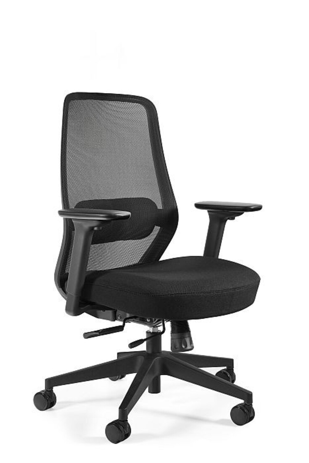 Fotel biurowy Sonic M czarny siatka/tkanina