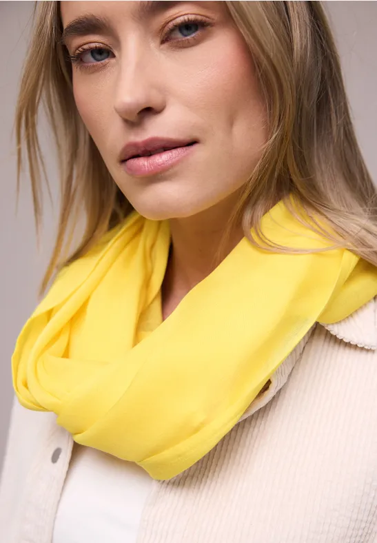 Loop-Schal in Unifarbe aus Viskose