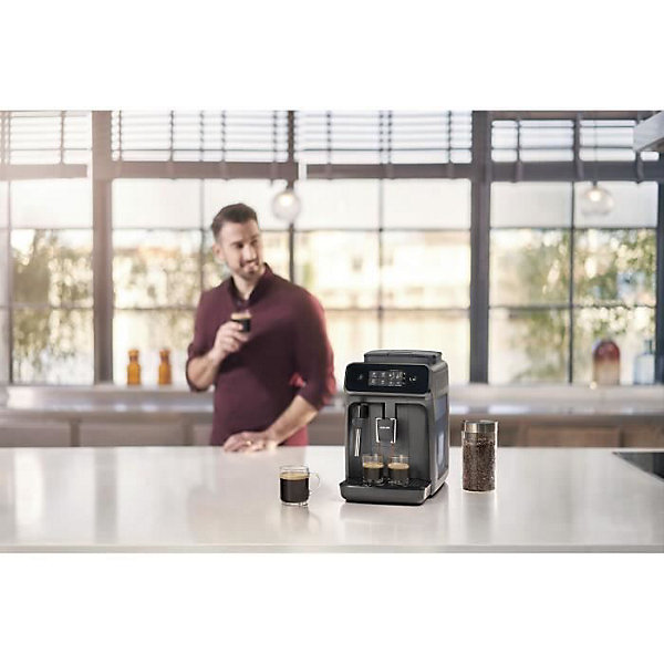Machine a cafe expresso avec broyeur Philips EP1224/00 - Ecran tactile - Filtre AquaClean - Broyeur réglable 12 niveaux