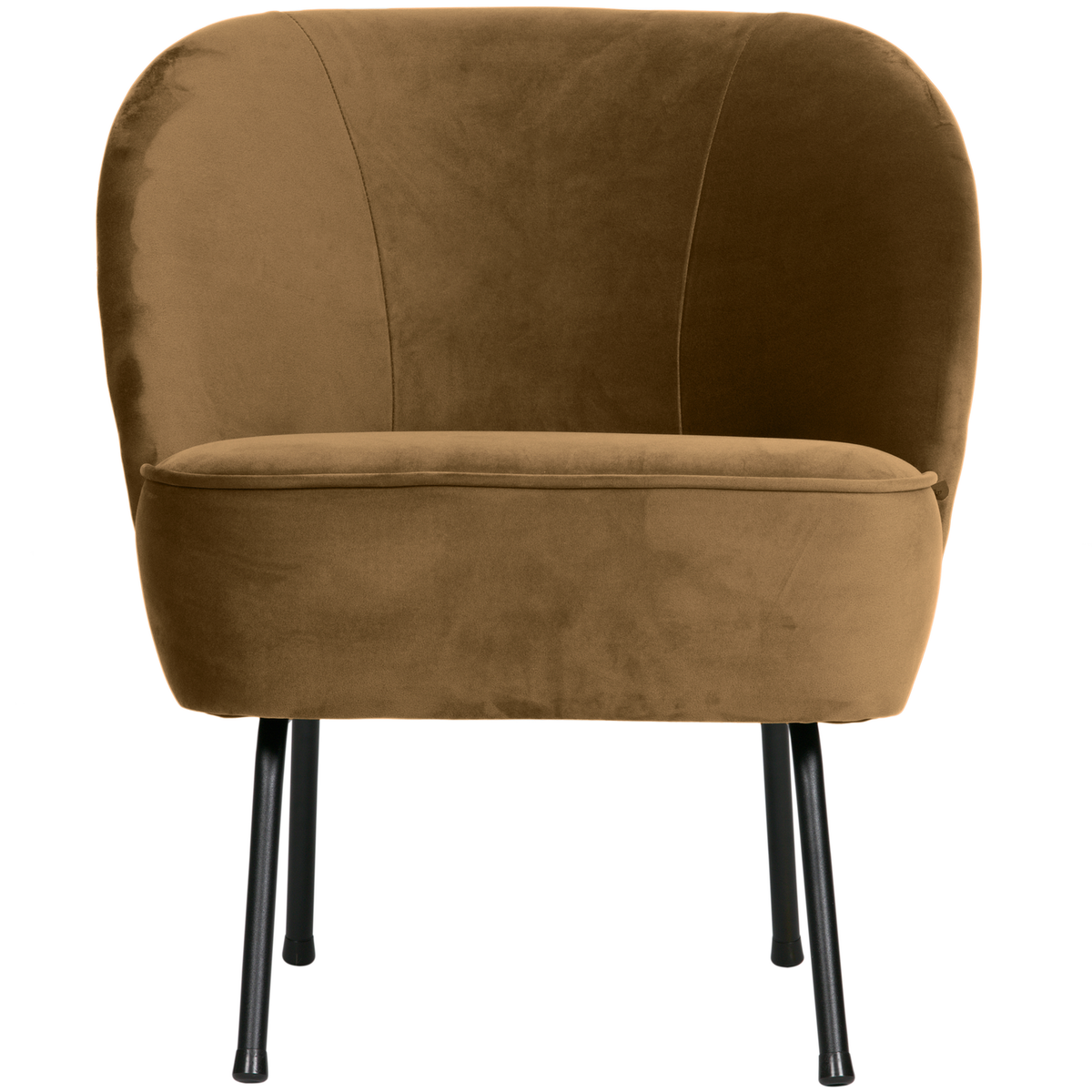 WOOOD fauteuil Vogue - Velvet - Honing Geel - 69x57x70
