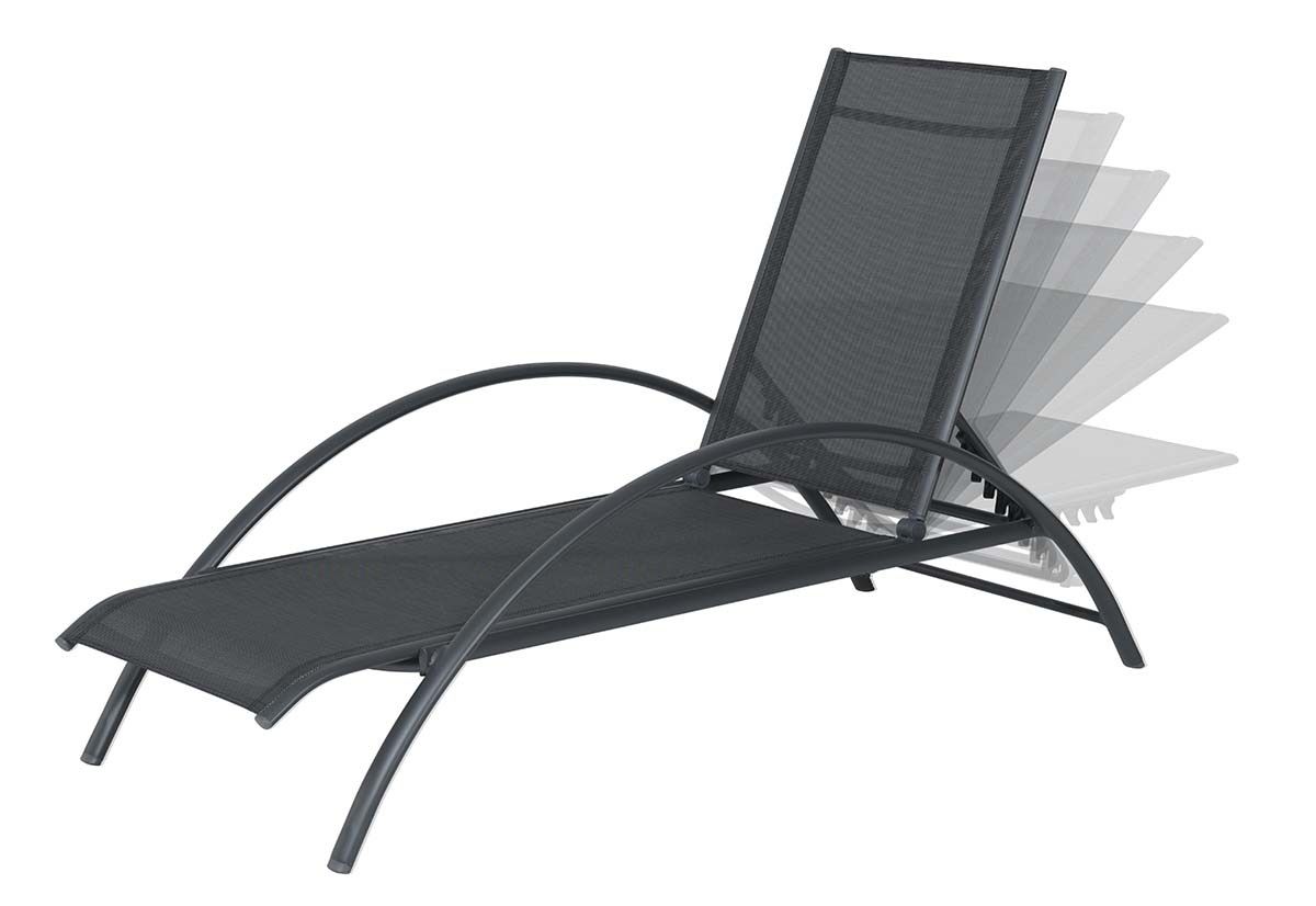 Limone ligbed - carbon black - antraciet