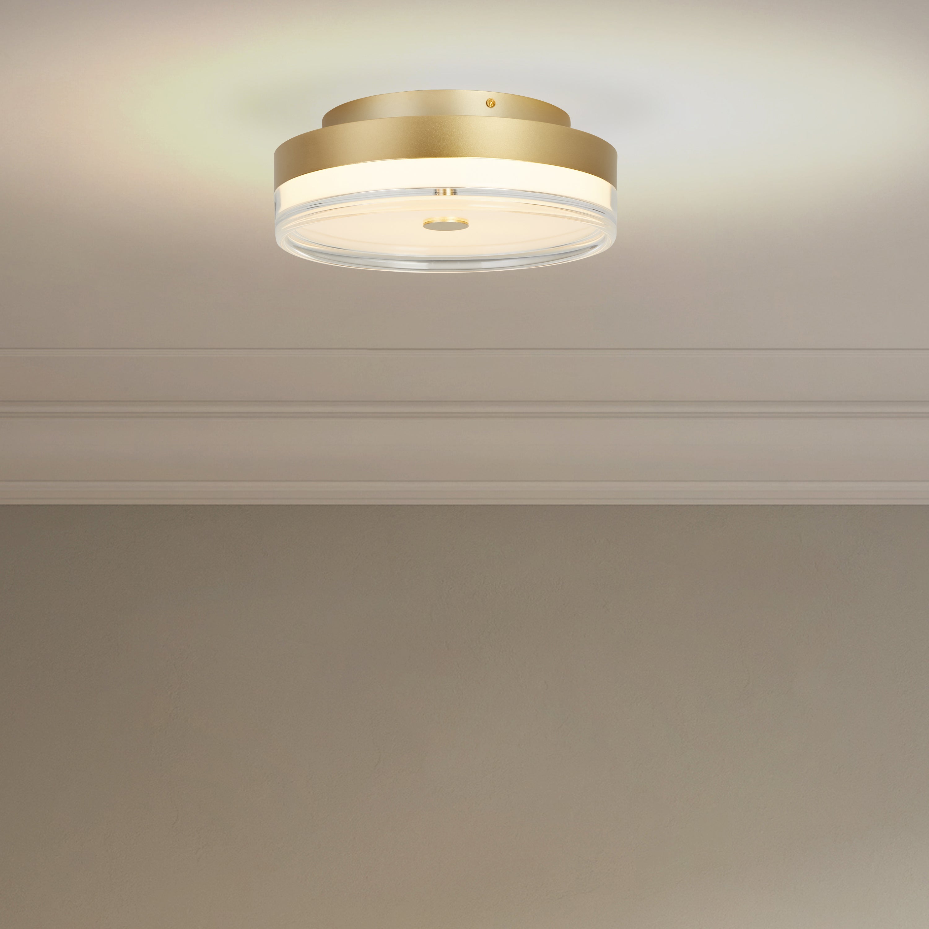 Searchlight Cyprus Plafondlamp Ø 30 cm - Goud