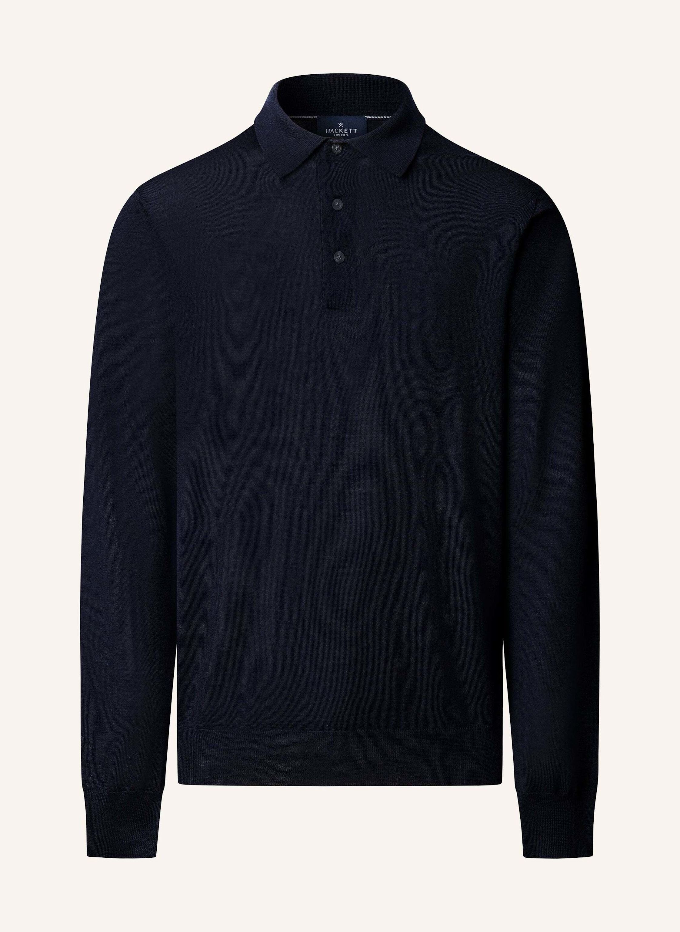 HACKETT LONDON Pullover MERINO SILK LS POLO