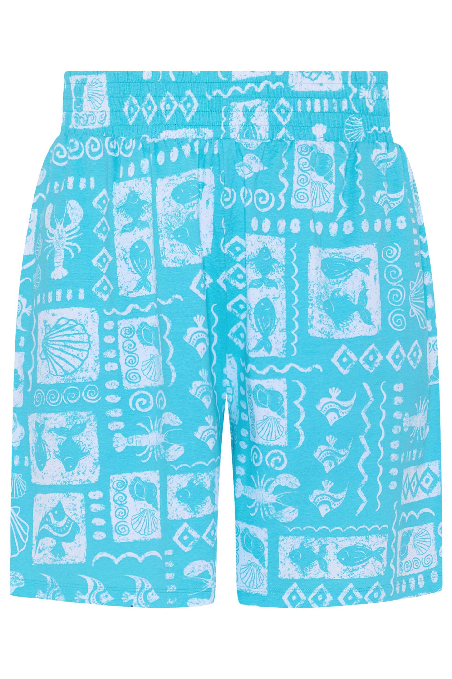 Yours Mixed Shell Shirred Shorts